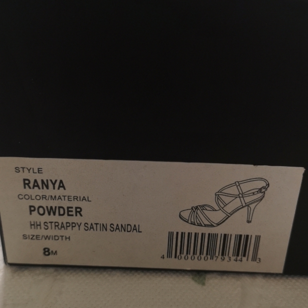 Bcbg Maxaria ranya powder cor strappy satin sandal